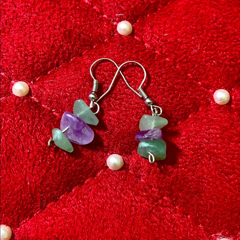 hand made crystal earrings